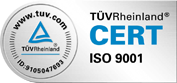 TÜV Rheinland CERT ISO 9001
